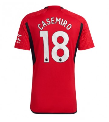 Maillot de foot Manchester United Casemiro #18 Domicile 2023-24 Manches Courte